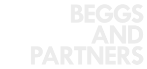 beggs and partners logo - white